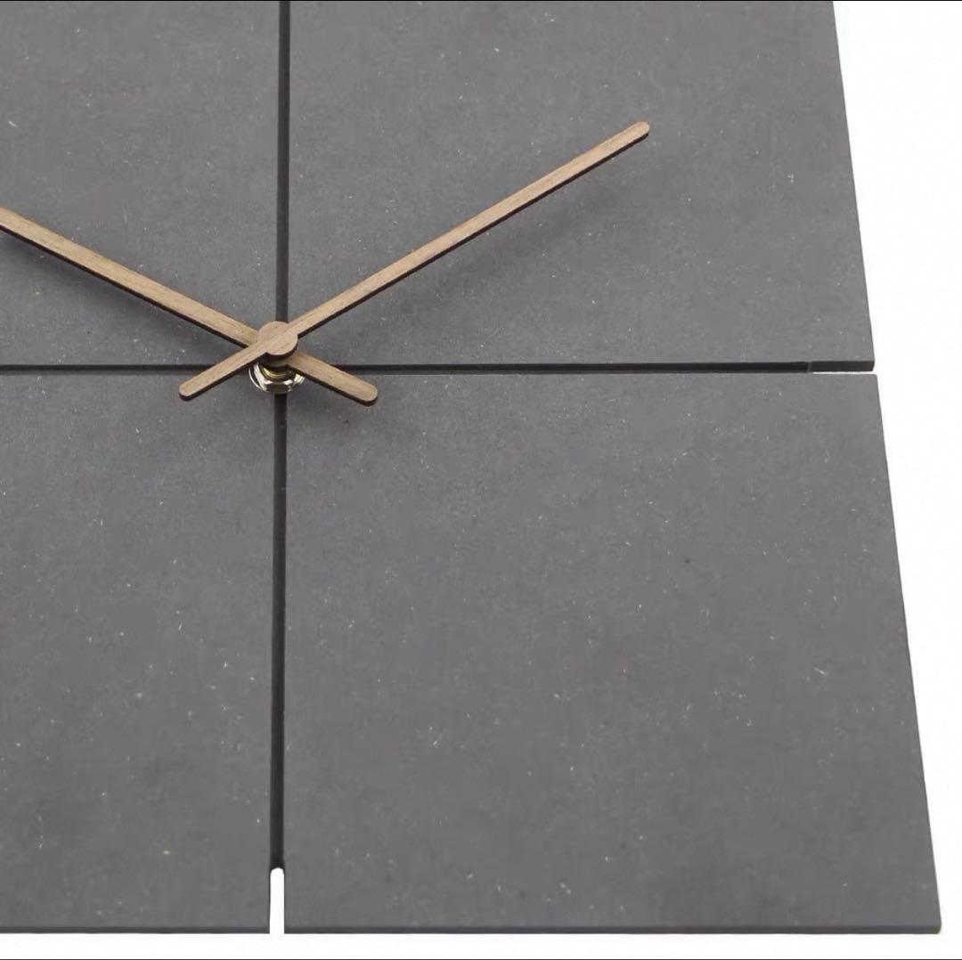 【新品・未使用】スクエアモダン掛時計