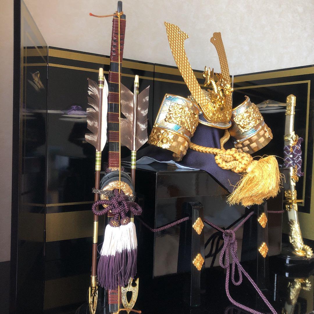 兜飾り　5点セット　人形の秀月