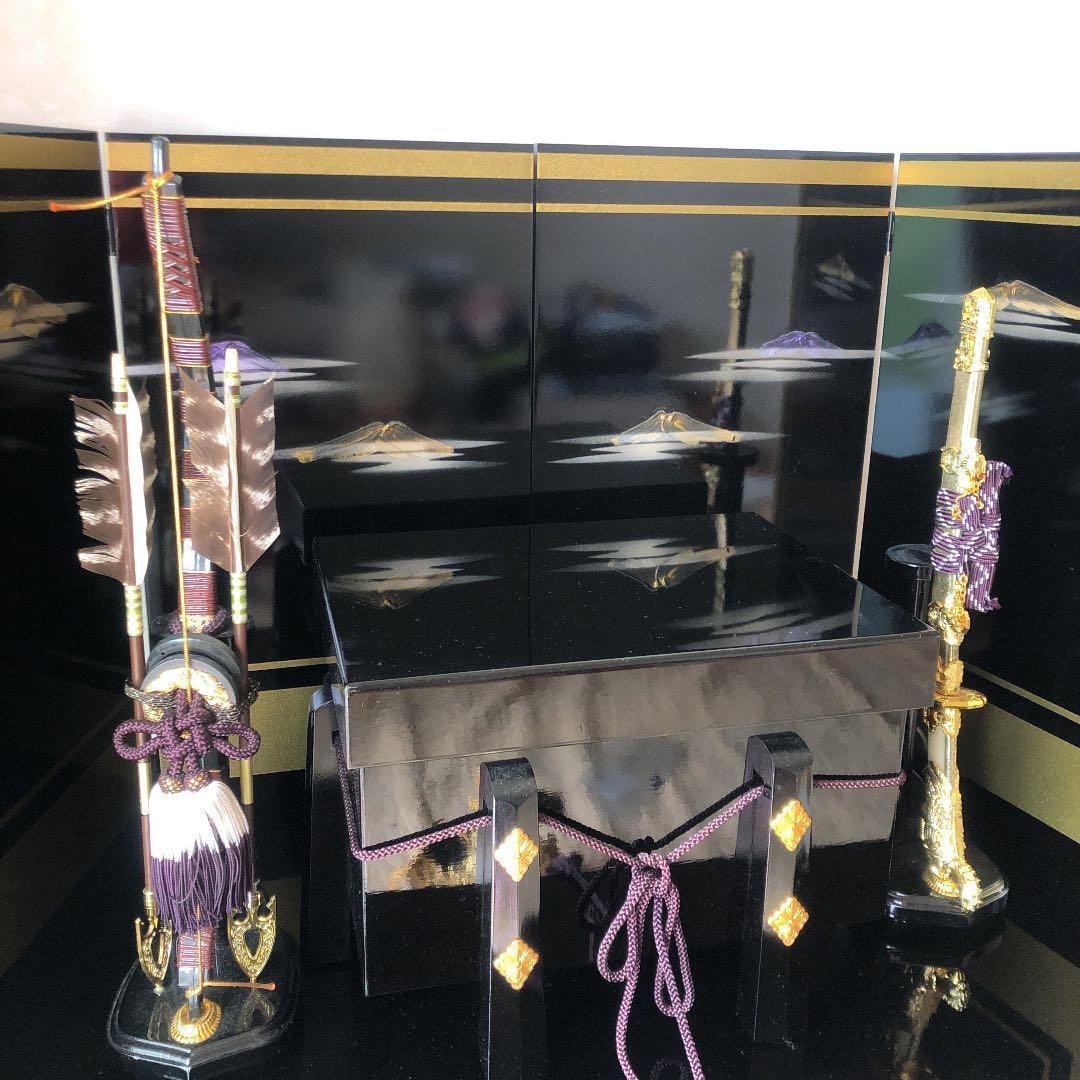 兜飾り　5点セット　人形の秀月