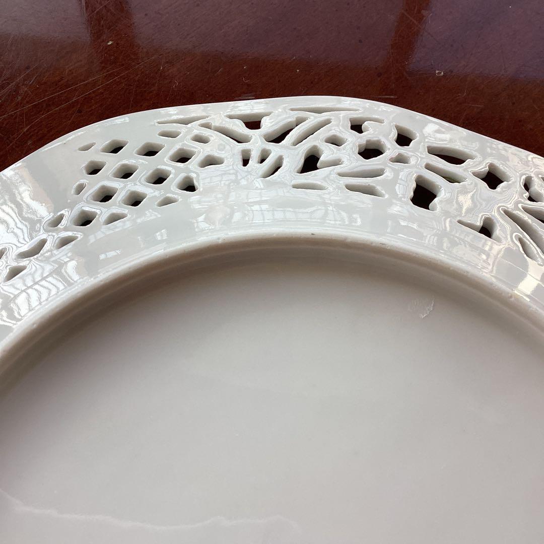 SCHUMANNBAVARIA 勿忘草24cmピアスプレートアンティーク《D》