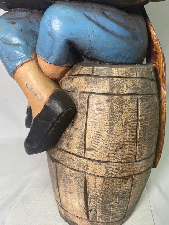 R 1点物　輸入　大型　彫刻　ヴィンテージ　ピエロ