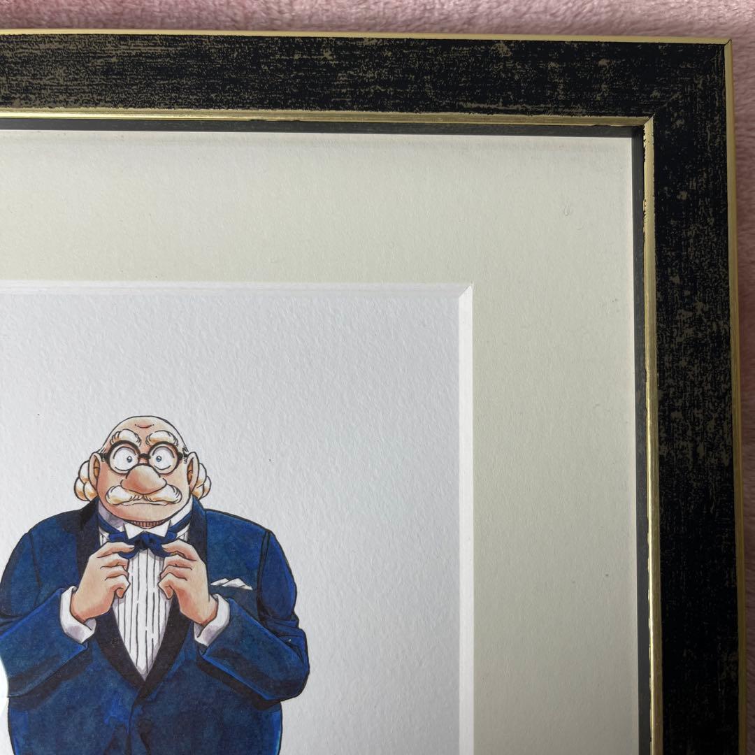 阿笠博士　複製原画　名探偵コナン展　30周年