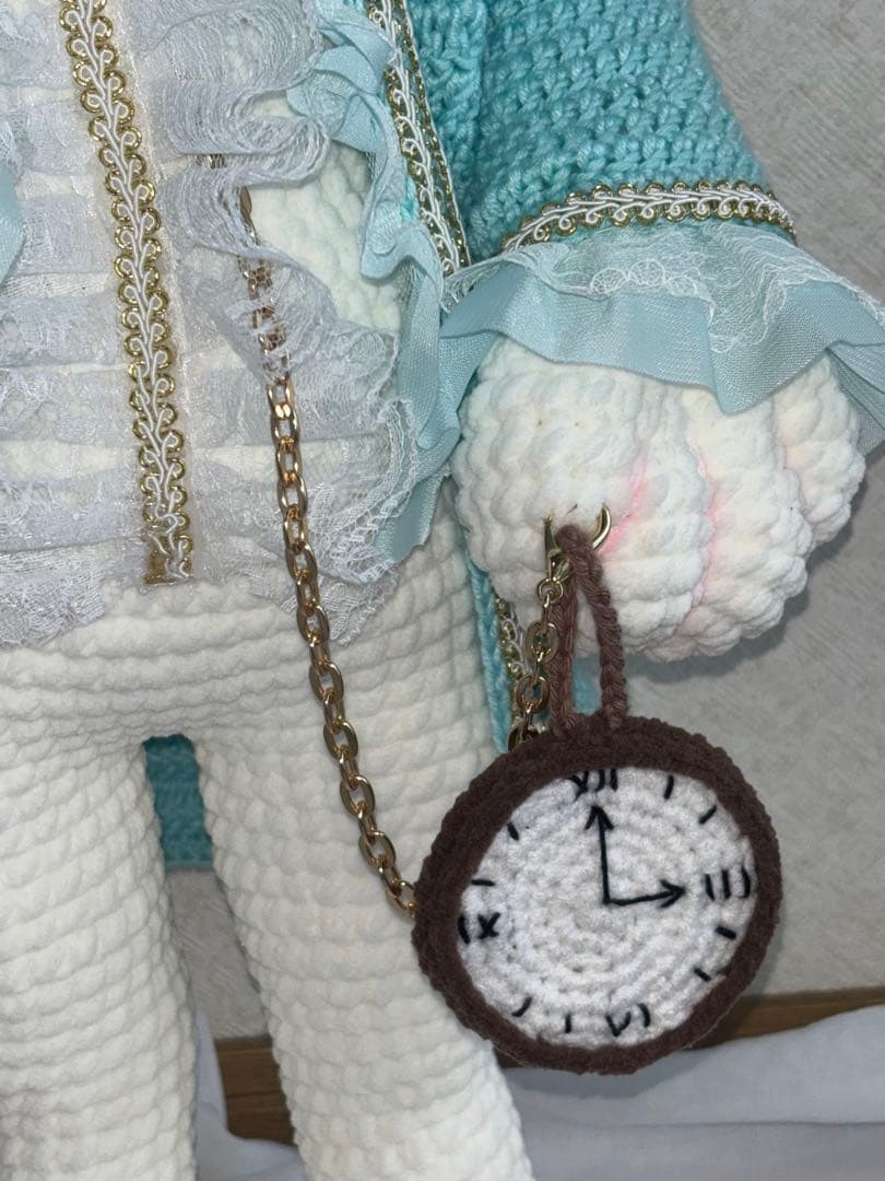 ハンドメイド あみぐるみ うさぎ 女の子