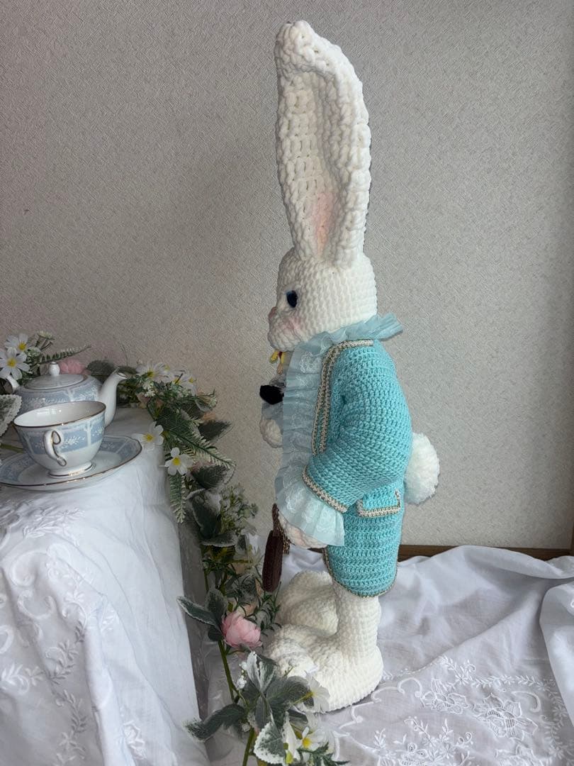 ハンドメイド あみぐるみ うさぎ 女の子