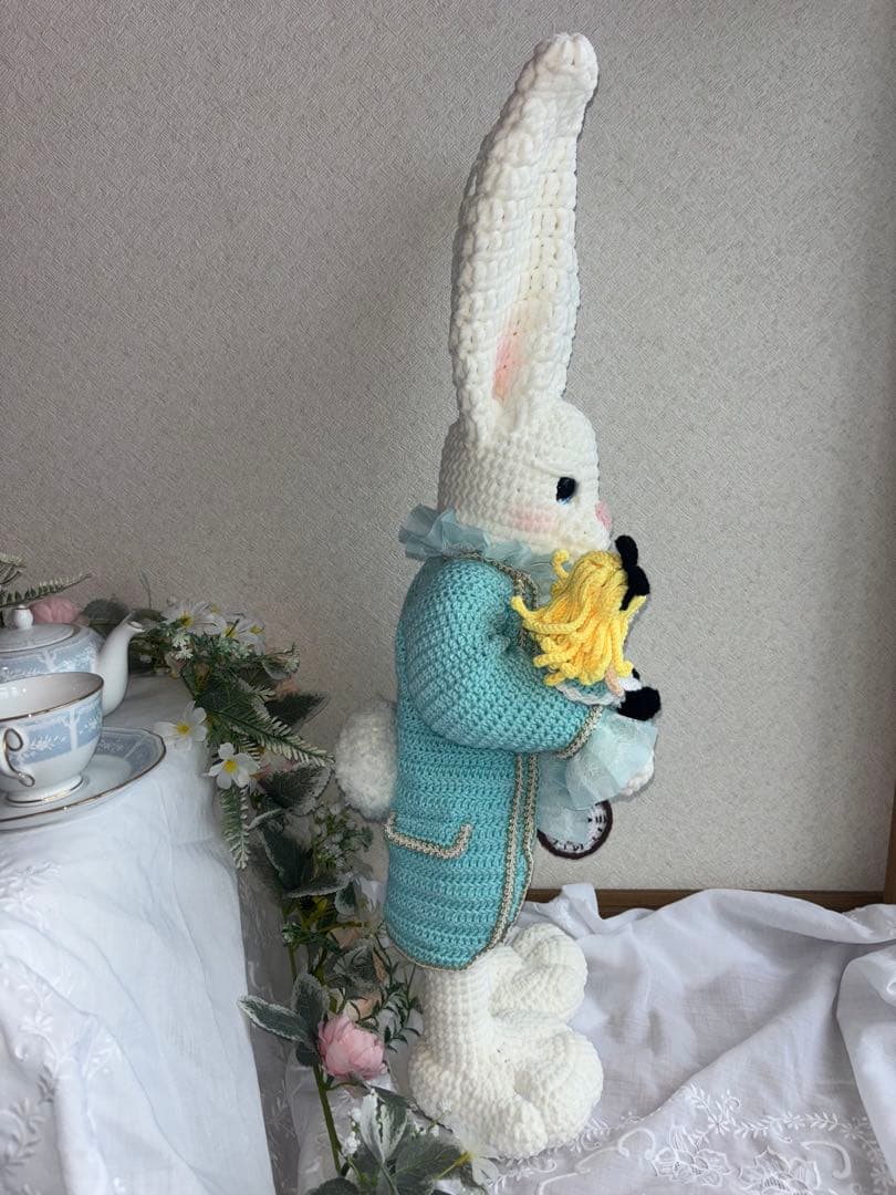 ハンドメイド あみぐるみ うさぎ 女の子