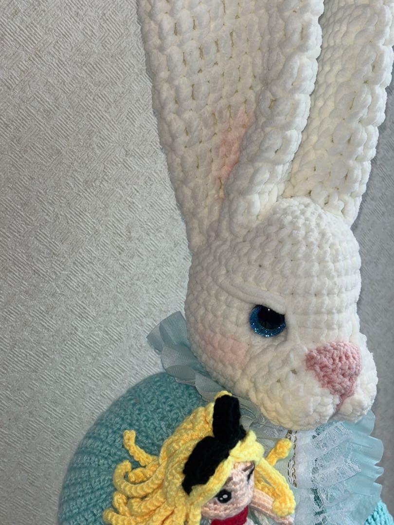 ハンドメイド あみぐるみ うさぎ 女の子