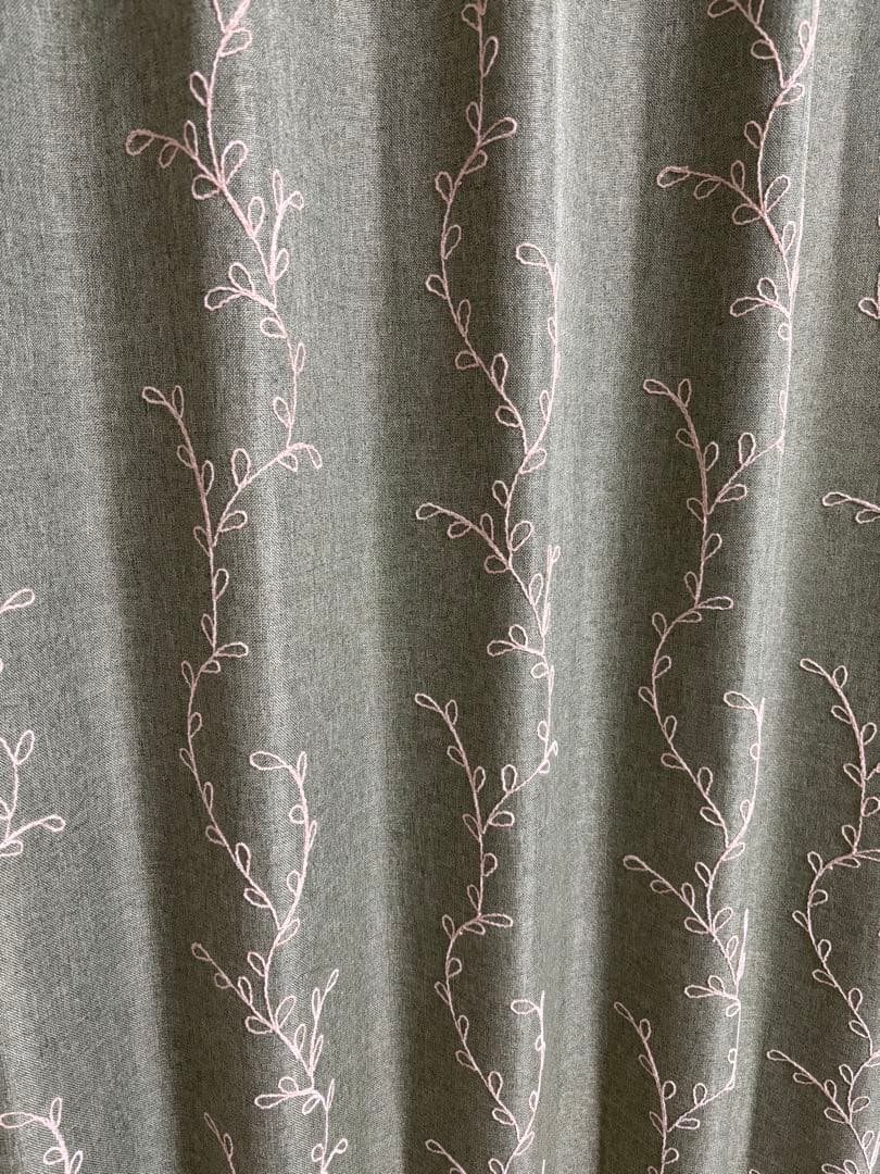 ニトリ カーテン 遮光2級 トーシュ グリーン 280×187 - メルカリ