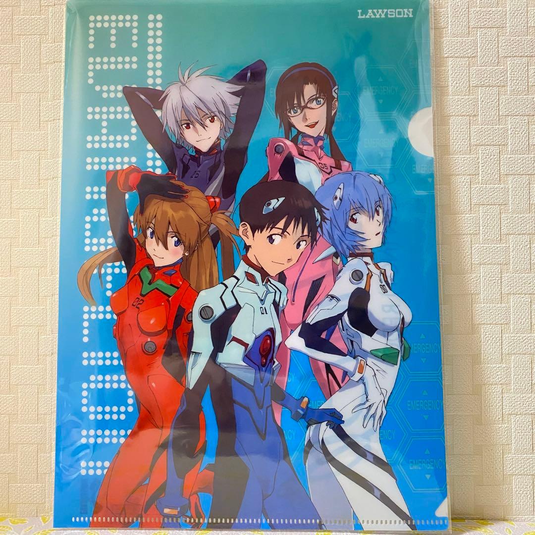 エヴァンゲリオン クリアファイル 碇シンジ アスカ 綾波レイ マキ 渚