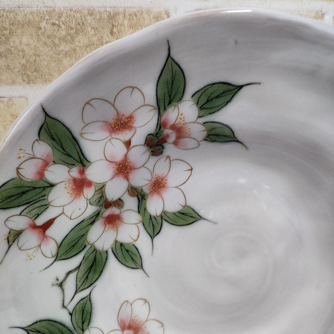 京焼 清水焼 陶あん 陶葊 白掛 桜 さくら 皿 飾皿 - メルカリ