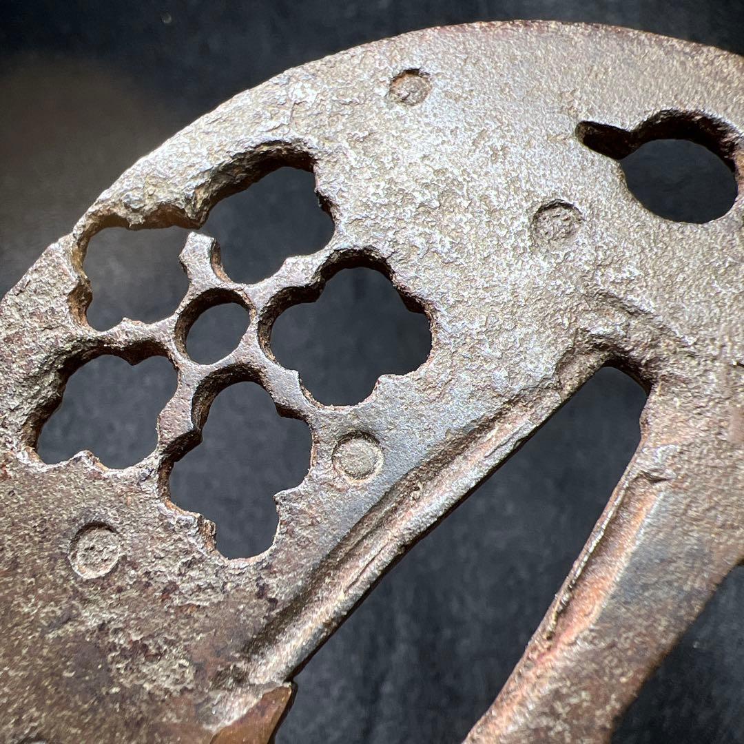 江戸時代 金象嵌鍔 73g 東Y8-0206☆2F - メルカリ