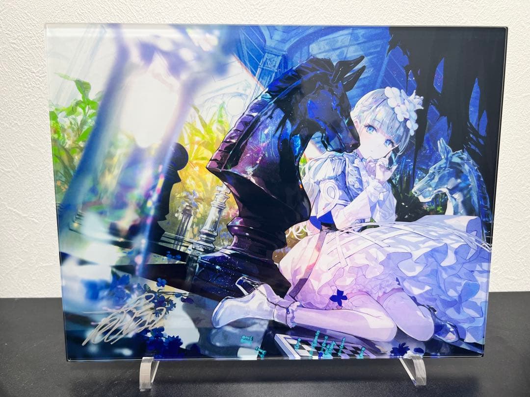 藤ちょこ 直筆サイン アクリルアート 娯楽室の恋