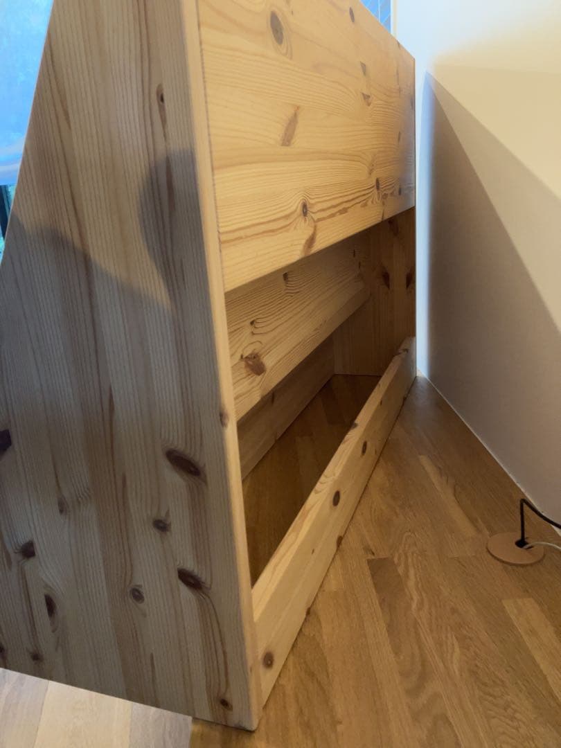 国産品　天然ひのき　ヒノキ薫る絵本棚　北欧　天然生活