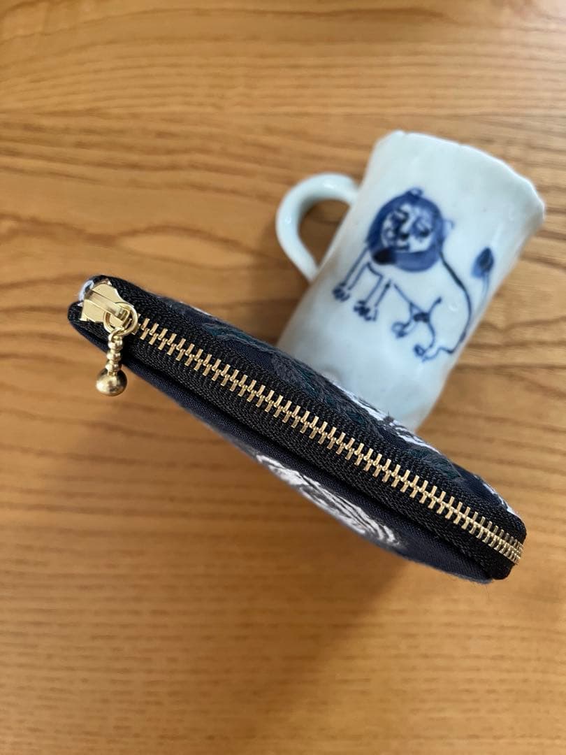 ミナペルホネン ハンドメイド L字お財布ポーチ - メルカリ