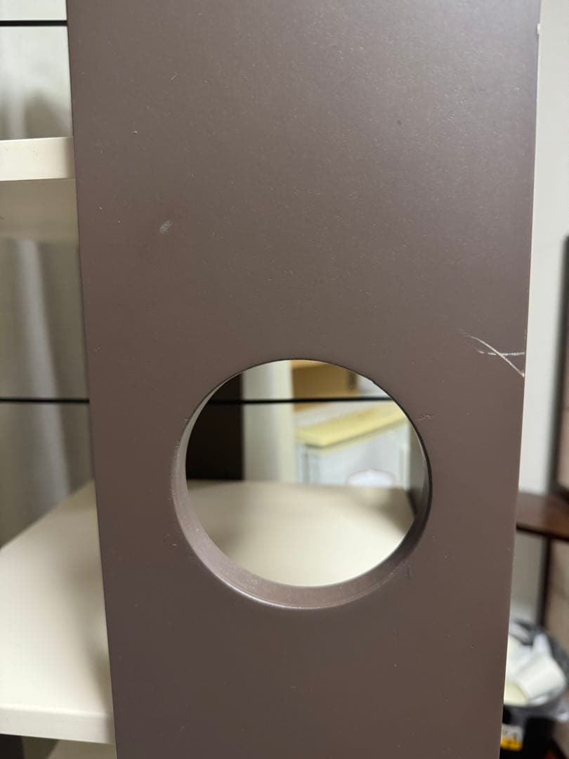 ニトリ　回転式コミックラック7段　ブラウン