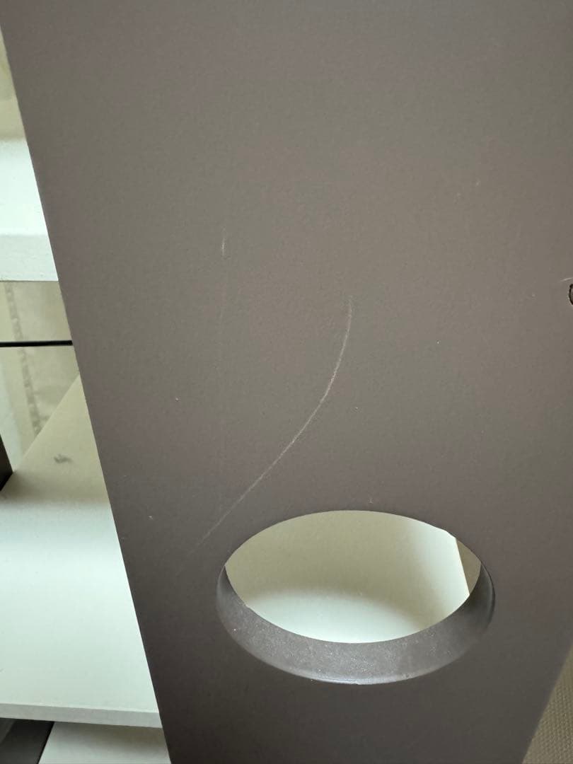 ニトリ　回転式コミックラック7段　ブラウン