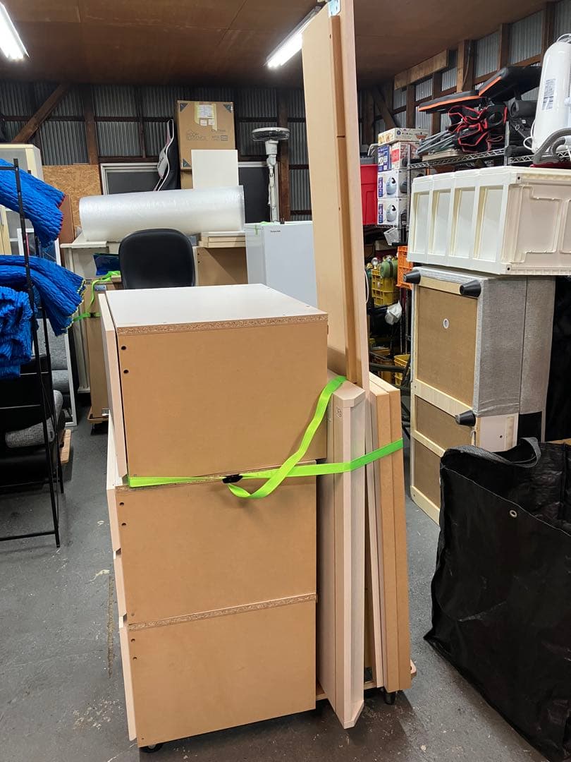 【大阪　直接引き取りのみ】②ニトリ　シングルベッドフレーム 引き出し付き