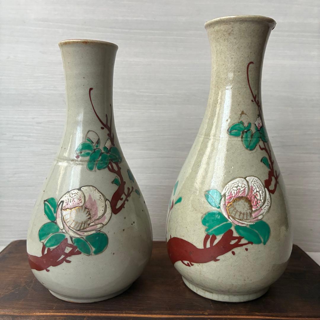 徳利 酒器 椿 置上げ 一輪挿し 花瓶 花器 古道具 インテリア 置物 壺