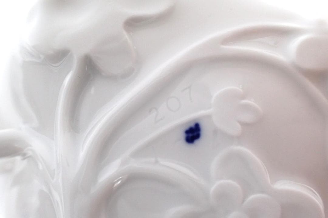 205/未使用品マイセン ブルーオニオン リーフディッシュ プレート 2点セット