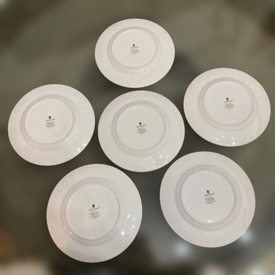 ウェッジウッド　フロレンティーン ターコイズ　プレート　皿　6枚