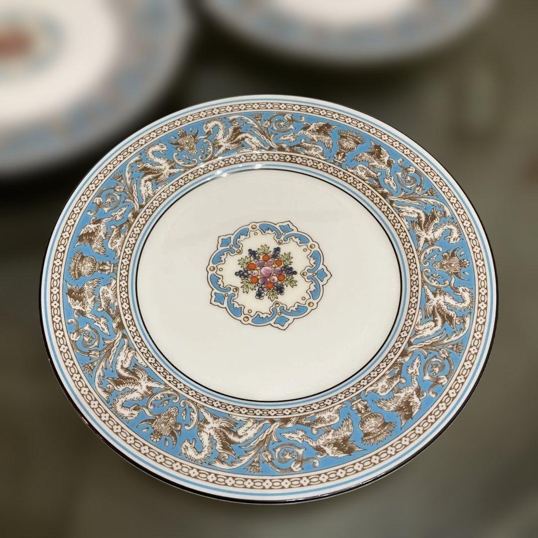 ウェッジウッド　フロレンティーン ターコイズ　プレート　皿　6枚