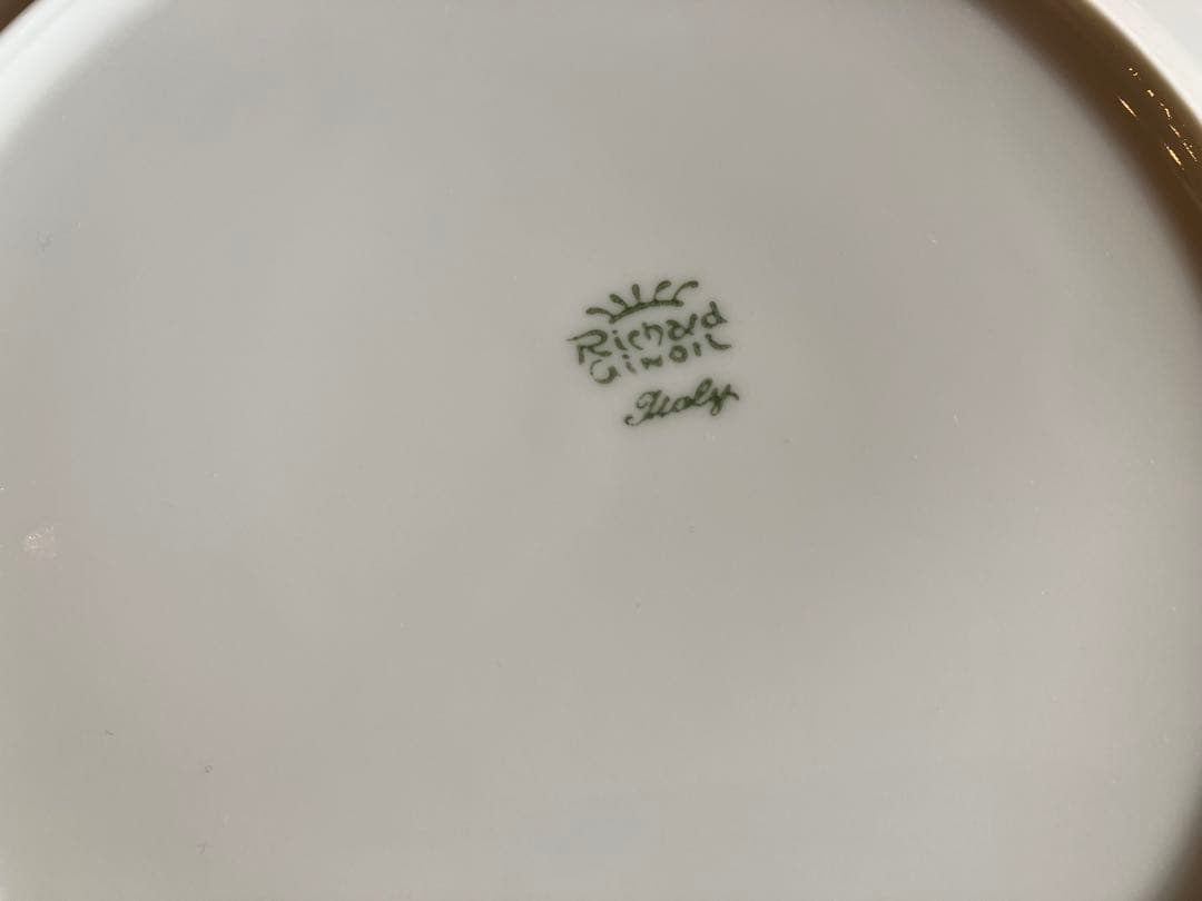 ジノリ　ベッキオホワイト　24.5ディナープレート×5