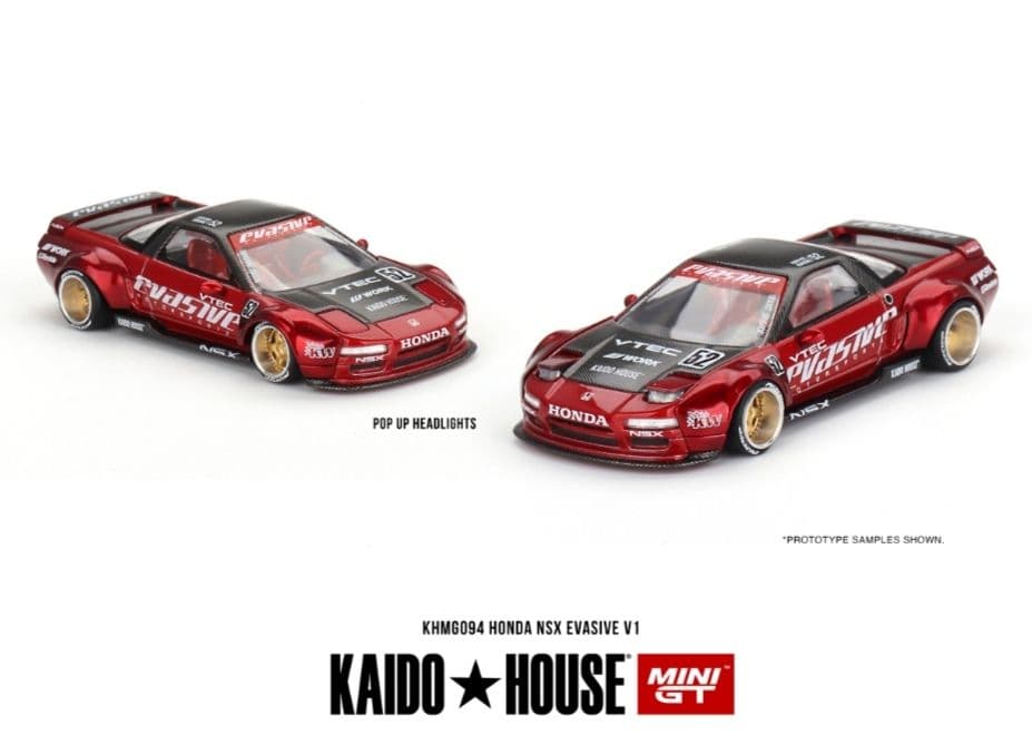 MINI GT x 街道はうす 1/64 ホンダ NSX エヴァーシブ V1 赤 - メルカリ