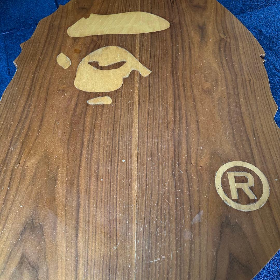 BAPE エイプ ロゴ 木製 センターテーブル モダニカ 机