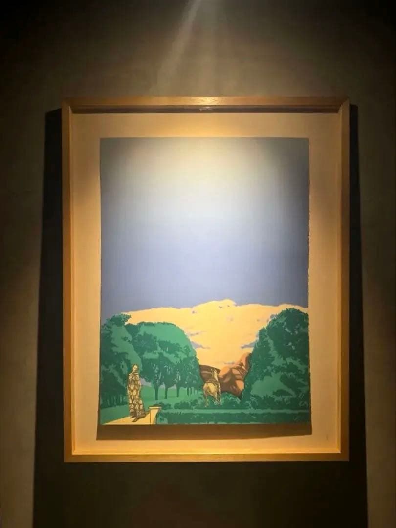 池田満寿夫【Margaret's Garden】　シルクスクリーン