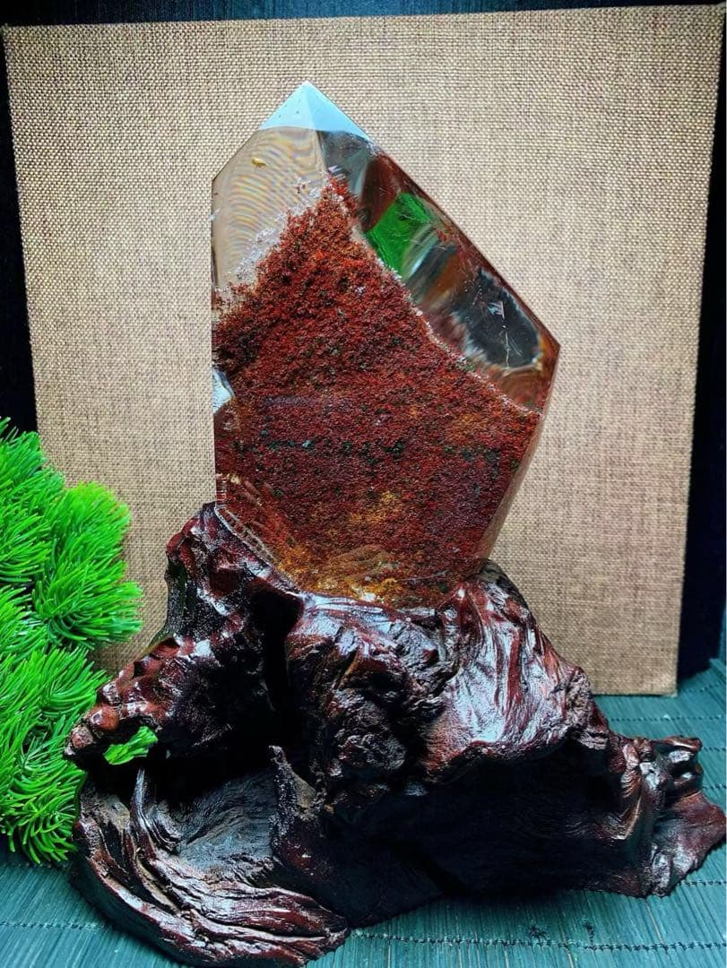 ⭐︎【極上品】天然 ガーデン クォーツ 置物 977.7g