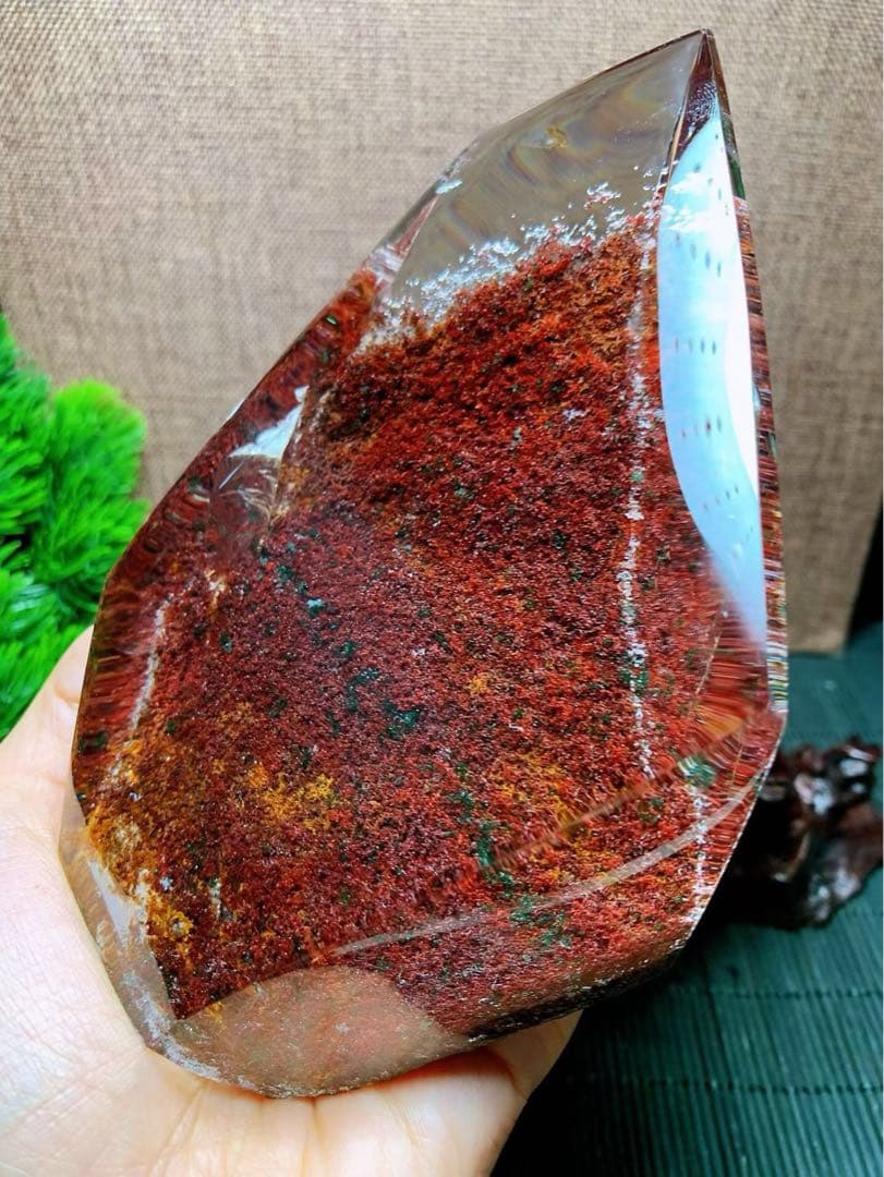 ⭐︎【極上品】天然 ガーデン クォーツ 置物 977.7g