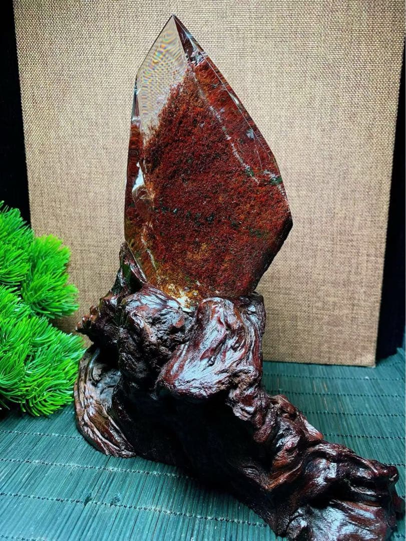 ⭐︎【極上品】天然 ガーデン クォーツ 置物 977.7g