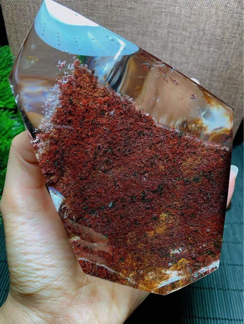 ⭐︎【極上品】天然 ガーデン クォーツ 置物 977.7g