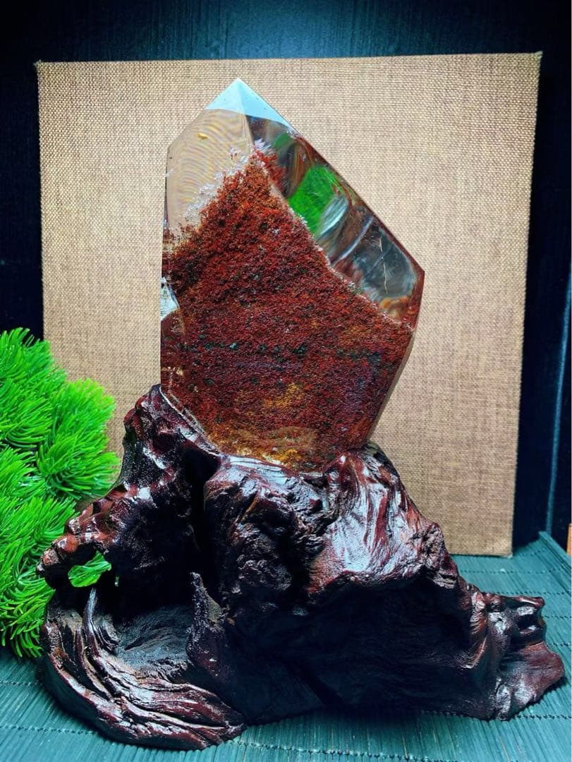 ⭐︎【極上品】天然 ガーデン クォーツ 置物 977.7g