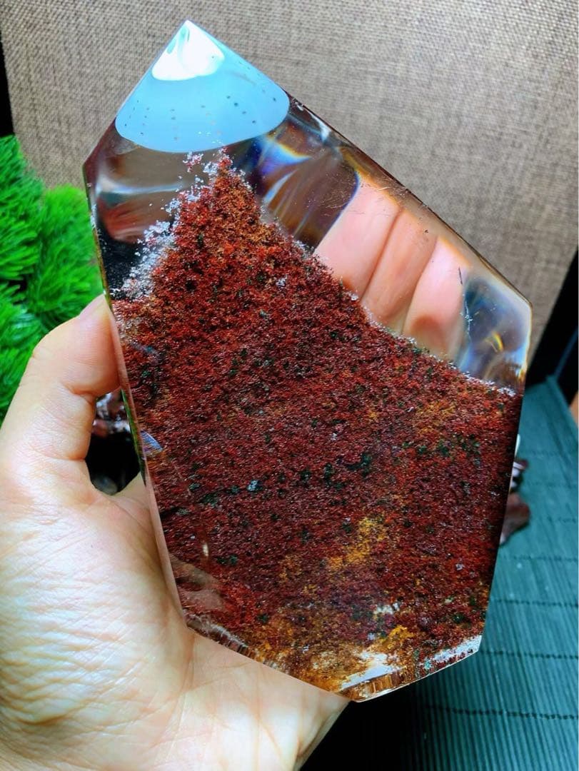 ⭐︎【極上品】天然 ガーデン クォーツ 置物 977.7g