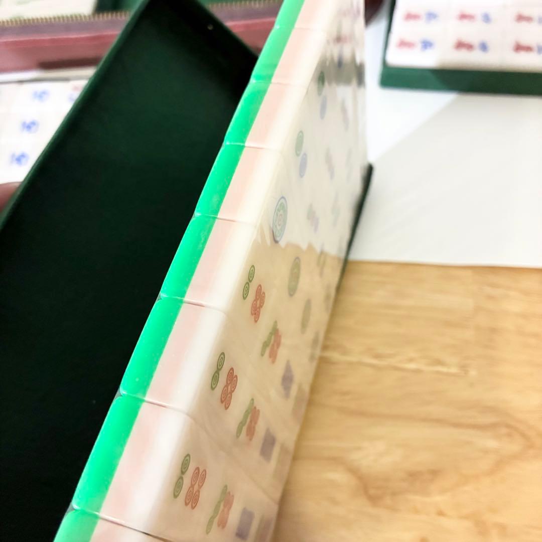 未使用・希少】中国/アメリカン 麻雀牌 三層牌 ヴィンテージ デッド