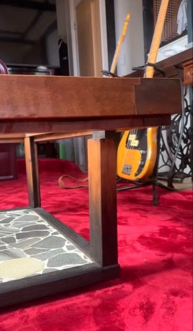 DIY 和風座卓　ローテーブル　囲炉裏　炉縁　リメイクテーブル