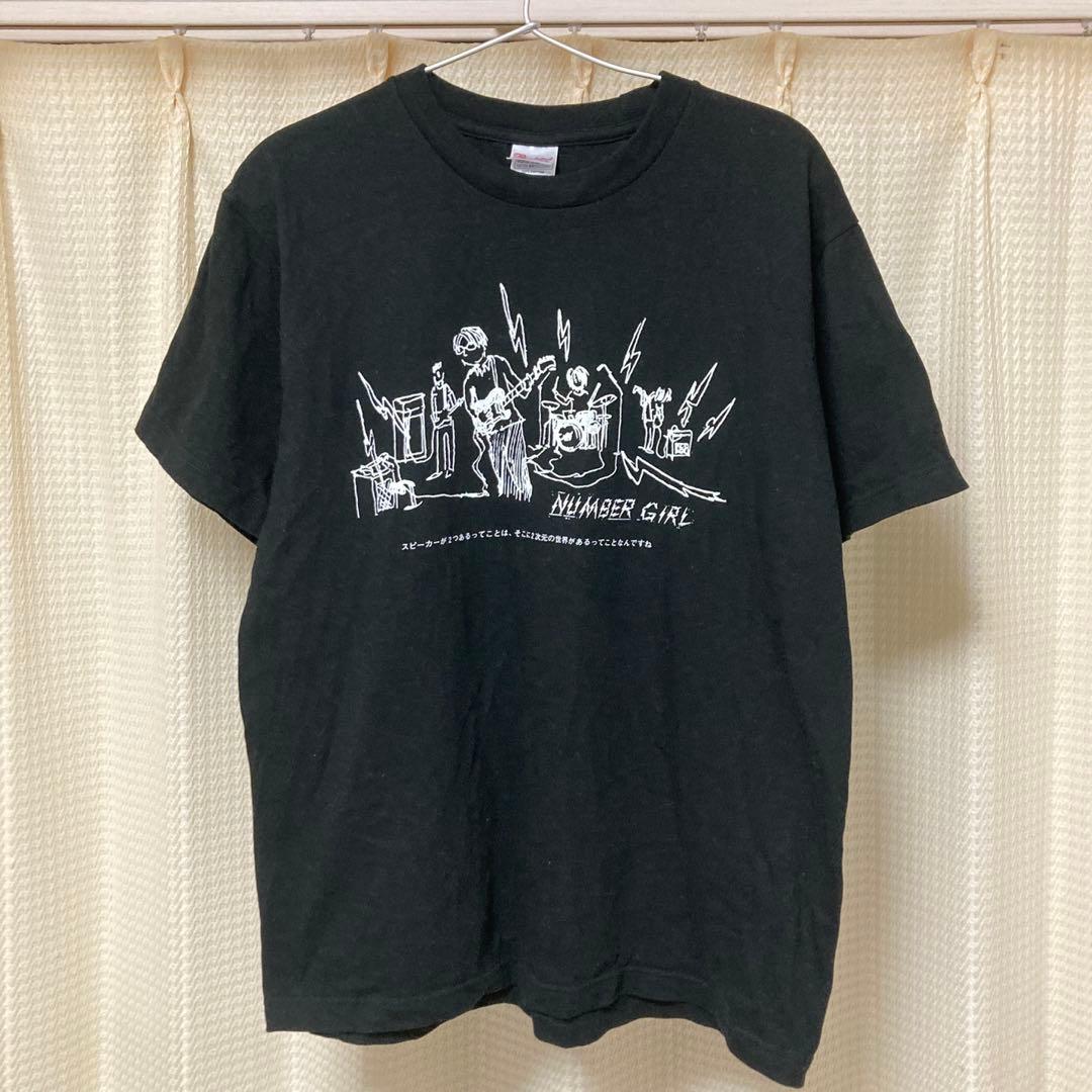 NUMBER GIRL ナンバーガール Tシャツ Mサイズ ガギギギドガガガガ