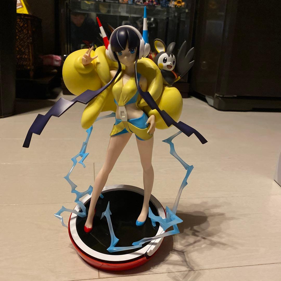 ポケモンセンターオリジナル フィギュア カミツレ＆エモンガ 1/8 完成