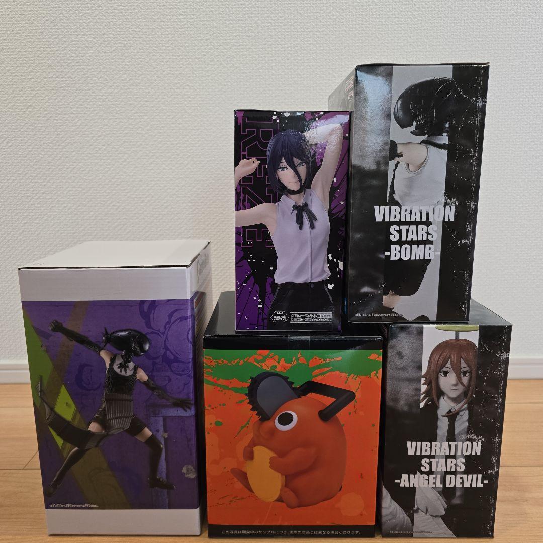 チェンソーマン フィギュア&貯金箱5点セット～レゼ・BOMB　ポチタ…