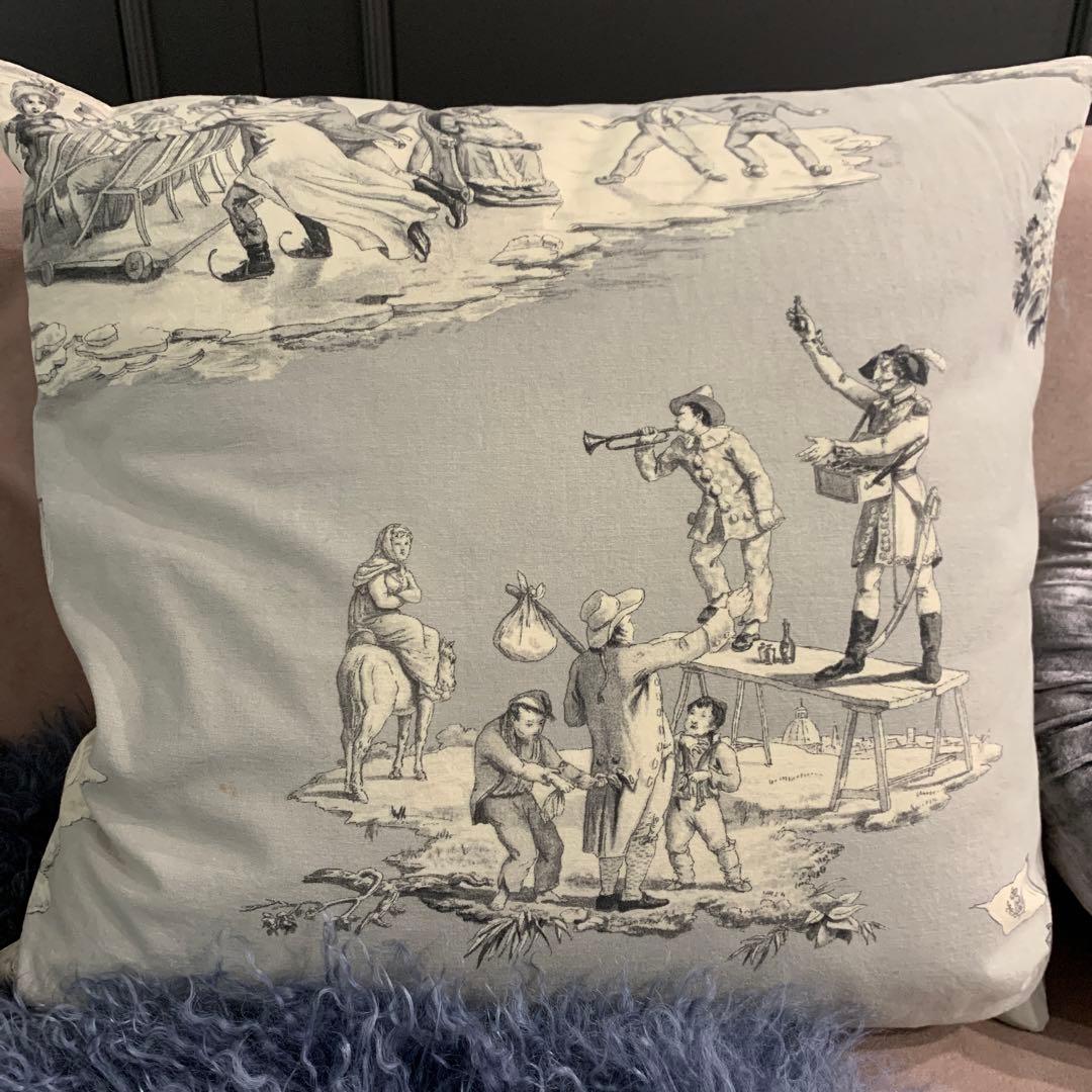 トワルドジュイ クッションカバー　45cm ブランドジュリエ