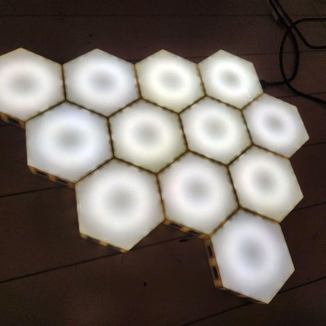 12個セット　間接照明　六角形 置型 クリスマス　ライト　ゲーミングルーム