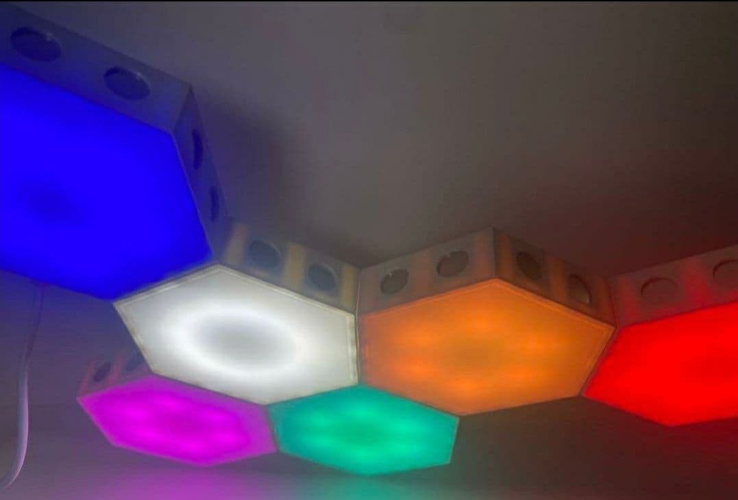 12個セット　間接照明　六角形 置型 クリスマス　ライト　ゲーミングルーム