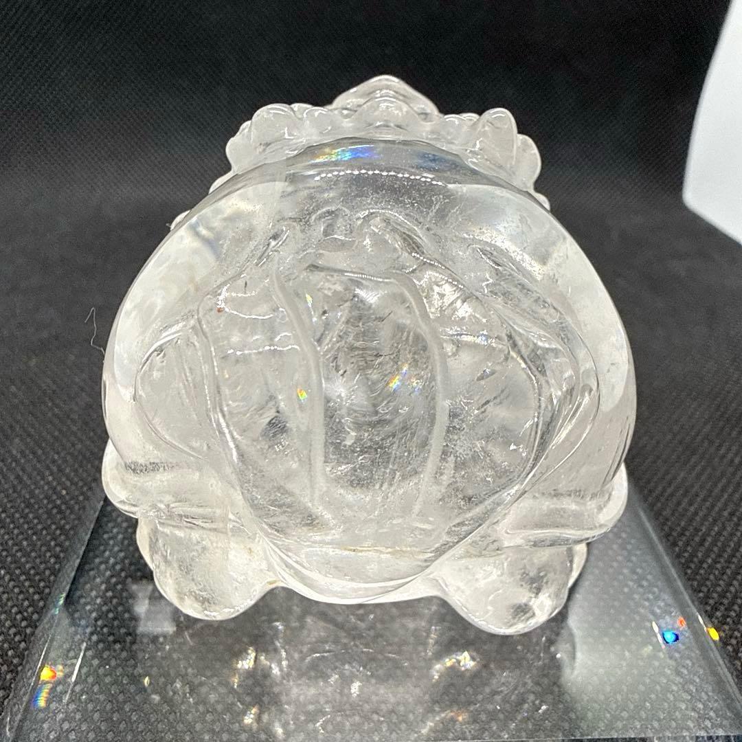 高品質♪ 水晶　ロングイ【龍亀】　大きめサイズ♪