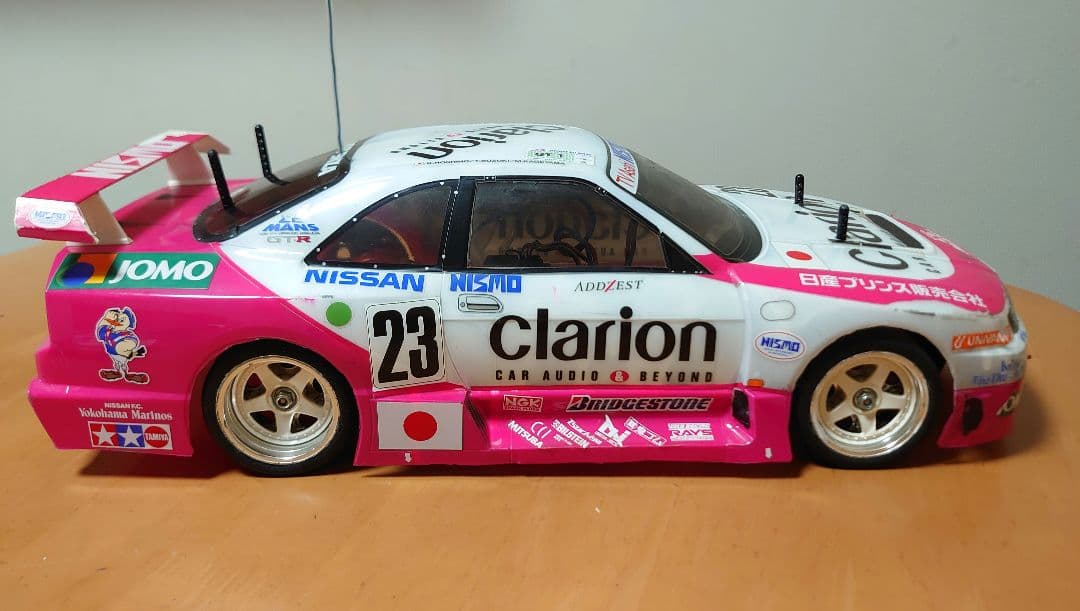 タミヤ TA02W ニスモ クラリオン GT-R R33 スカイライン ボディ - メルカリ