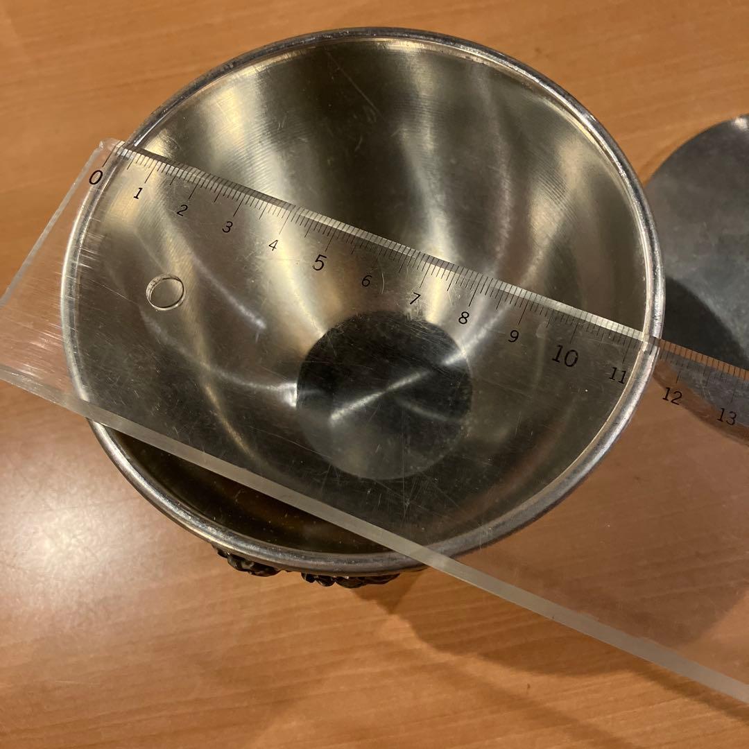 錫製 小物入れ　アンティーク