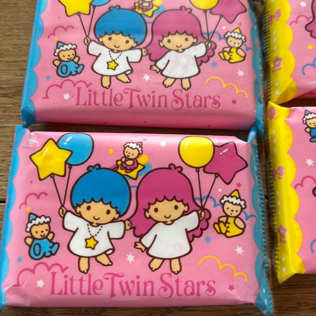 昭和レトロサンリオ キキララ リトルツインスター ポケットティッシュ