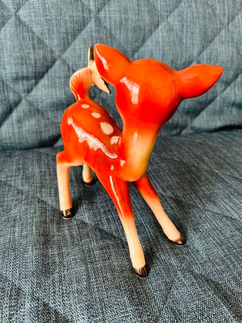 ディズニー　アンティーク　置物　バンビセット