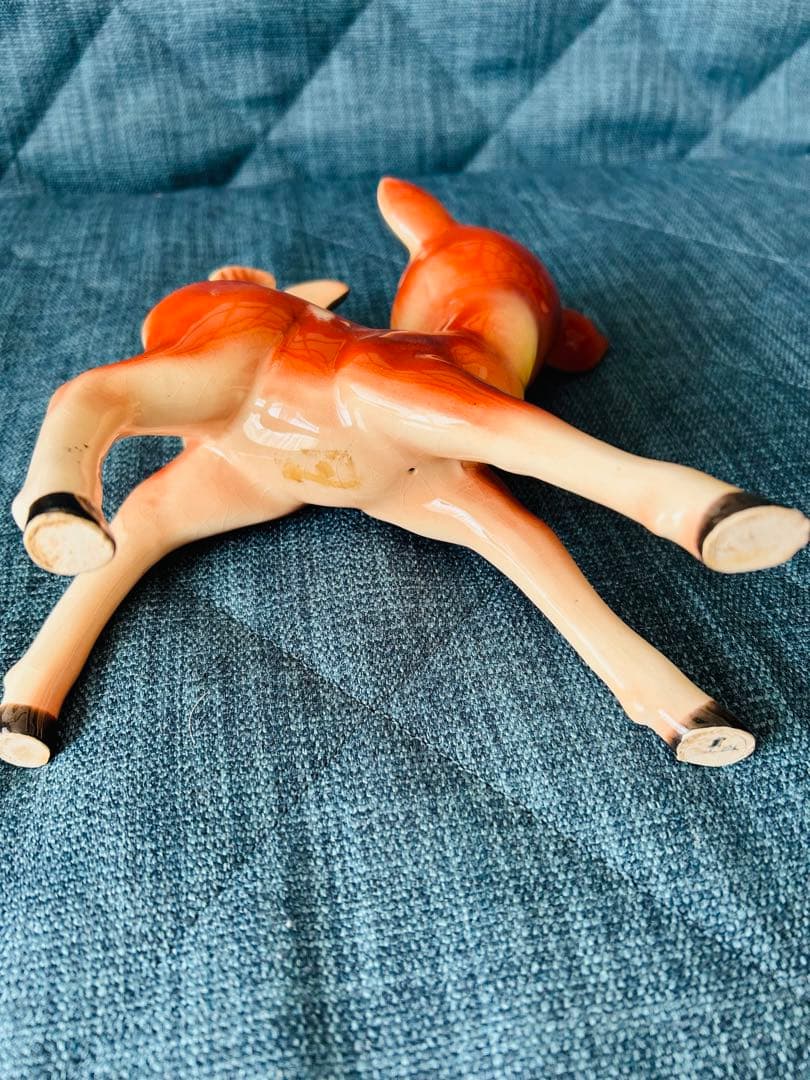 ディズニー　アンティーク　置物　バンビセット