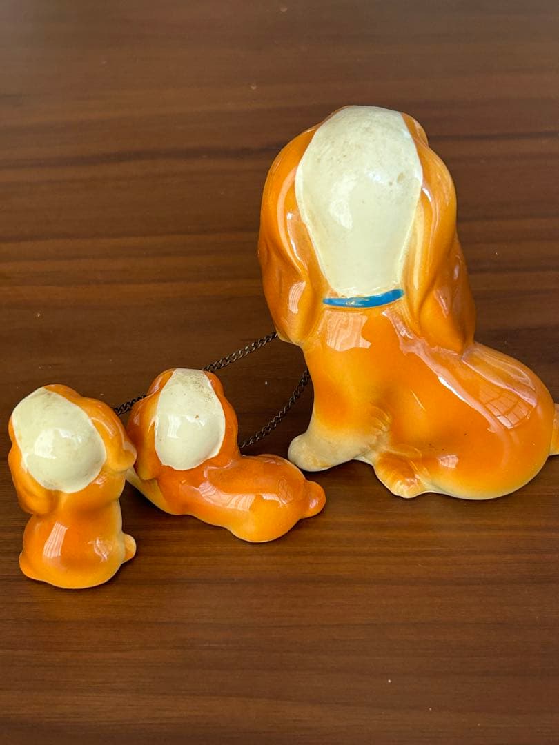 ディズニー　アンティーク　置物　バンビセット