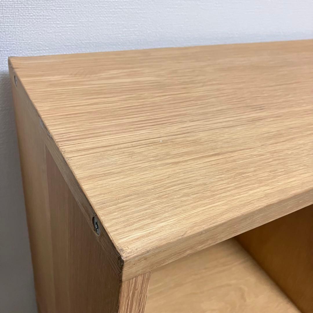 無印良品 スタッキングシェルフセット・３段×２列・オーク材※引出し無し